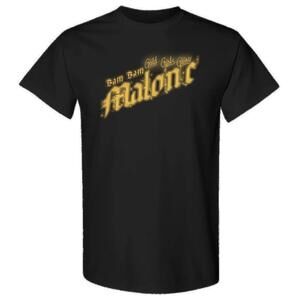 Bam Bam Malone Gold GGG Fight Night Boxing Graphic T-Shirt